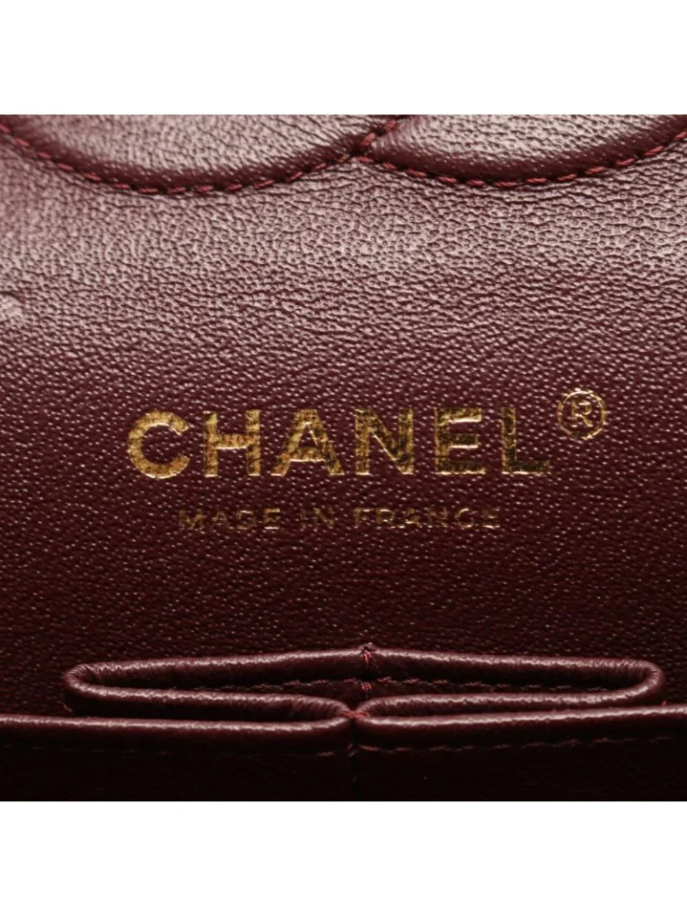 Chanel Shoulder Bag Quilted Double Flap Black Lambskin Chain